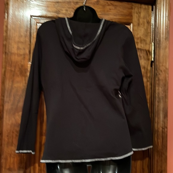 B.L.E.U. Hooded Long Sleeve Cotton Tunic - Picture 5 of 7